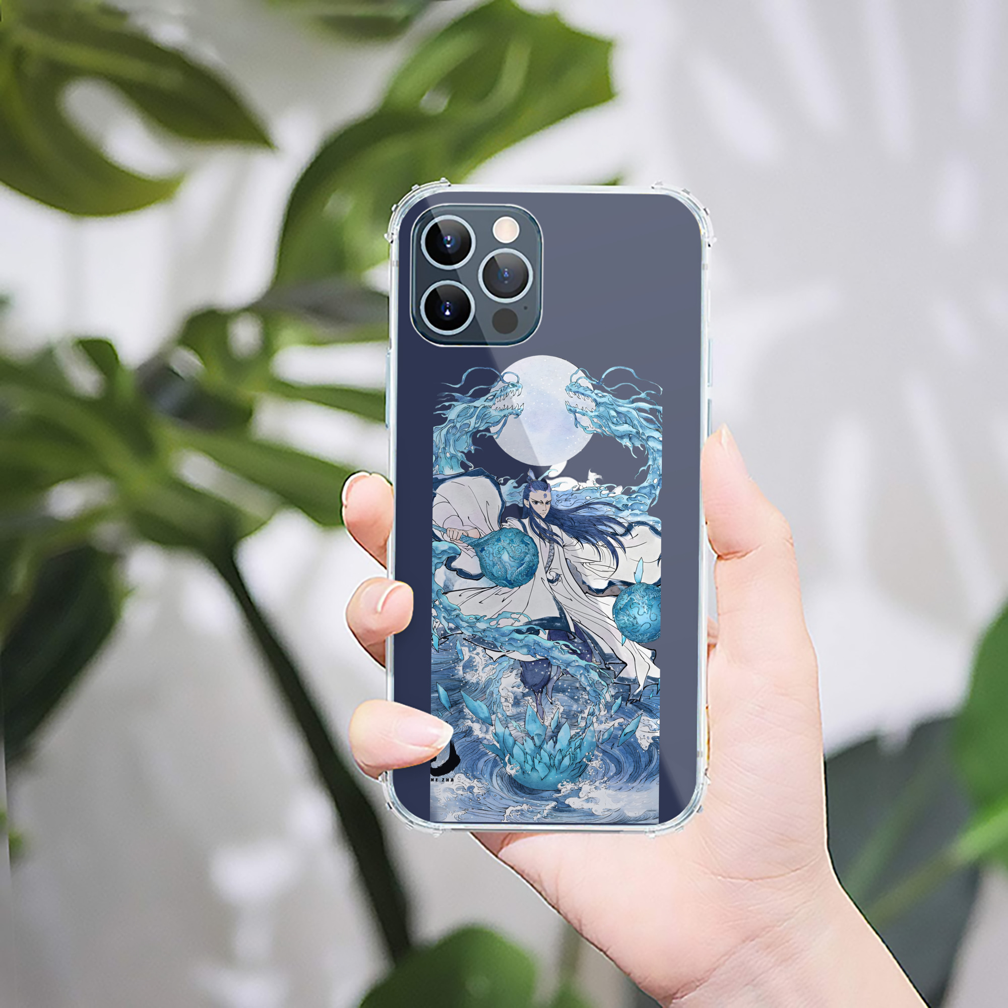 （画像用） Ne Zha 2 ナタ 魔童の大暴れ 【iPhone 12シリーズ対応】透明スマホケース（クリアソフトケース）